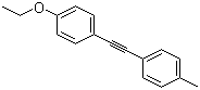 结构式 CAS# 116903-46-9, 1-乙氧基-4-[2-(4-甲基苯基)乙炔基]苯