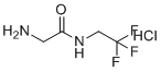 structure of CAS# 1171331-39-7, 2-Amino-N-(2,2,2-trifluoroethyl)acetamide hydrochloride