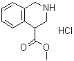 structure of CAS# 1171535-51-5, Methyl 1,2,3,4-tetrahydroisoquinoline-4-carboxylate hydrochloride