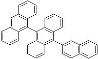 structure of CAS# 1172087-80-7, 10-(2-Naphthalenyl)-9,9'-bianthracene