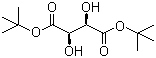 structure of CAS# 117384-45-9, (+)-Di-tert-butyl L-tartrate;L-(+)-Tartaric acid di-tert-butyl ester