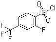 结构式 CAS# 1177009-38-9, 2-氟-4-(三氟甲基)苯磺酰氯