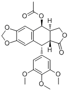 Acetylepipodophyllotoxin molecular structure (CAS 1180-35-4)