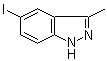 structure of CAS# 1180526-40-2, 5-Iodo-3-methyl-1H-indazole