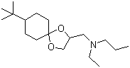 structure of CAS# 118134-30-8, Spiroxamine;N-Ethyl-N-propyl-8-tert-butyl-1,4-dioxaspiro[4.5]dec-2-ylmethylamine