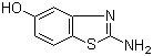 结构式 CAS# 118526-19-5, 2-氨基-5-羟基苯并噻唑