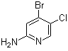 structure of CAS# 1187449-01-9, 4-Bromo-5-chloro-2-pyridinamine;2-Amino-4-bromo-5-chloropyridine