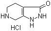 结构式 CAS# 1187830-91-6, 1,2,4,5,6,7-六氢-3H-吡唑并[3,4-c]吡啶-3-酮盐酸盐