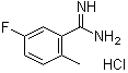 structure of CAS# 1187930-24-0, 5-Fluoro-2-methylbenzenecarboximidamide hydrochloride