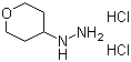 结构式 CAS# 1187974-47-5, 四氢吡喃-4-肼二盐酸盐