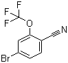 结构式 CAS# 1187983-97-6, 4-溴-2-(三氟甲氧基)苯腈