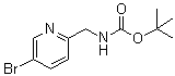 structure of CAS# 1188477-11-3, tert-Butyl [(5-bromopyridin-2-yl)methyl]carbamate
