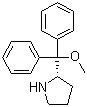 structure of CAS# 118971-03-2, (S)-2-(Methoxydiphenylmethyl)pyrrolidine