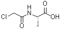 结构式 CAS# 1190-32-5, N-氯乙酰基-DL-丙氨酸