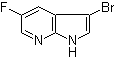 structure of CAS# 1190309-71-7, 3-Bromo-5-fluoro-1H-pyrrolo[2,3-b]pyridine