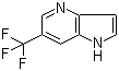 structure of CAS# 1190311-44-4, 6-(Trifluoromethyl)-1H-pyrrolo[3,2-b]pyridine