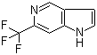 structure of CAS# 1190315-48-0, 6-(Trifluoromethyl)-1H-pyrrolo[3,2-c]pyridine