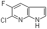structure of CAS# 1190321-96-0, 6-Chloro-5-fluoro-1H-pyrrolo[2,3-b]pyridine