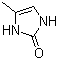 structure of CAS# 1192-34-3, 1,3-Dihydro-4-methyl-2H-imidazol-2-one;4-Methyl-1,3-dihydroimidazol-2-one