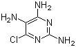 结构式 CAS# 1194-78-1, 2,4,5-三氨基-6-氯嘧啶; 6-氯-2,4,5-嘧啶三胺