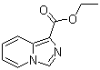 structure of CAS# 119448-87-2, Imidazo[1,5-a]pyridine-1-carboxylic acid ethyl ester