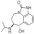 structure of CAS# 119520-05-7, trans-(±)-Zilpaterol;RU 42173; Zilpaterol