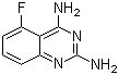 结构式 CAS# 119584-70-2, 2,4-二氨基-5-氟喹唑啉