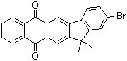 structure of CAS# 1196107-73-9, 2-Bromo-13,13-dimethyl-6H-indeno[1,2-b]anthracene-6,11(13H)-dione
