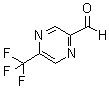 structure of CAS# 1196151-36-6, 5-(Trifluoromethyl)-2-pyrazinecarboxaldehyde