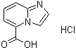 结构式 CAS# 1198283-55-4, 咪唑并[1,2-a]吡啶-5-羧酸盐酸盐