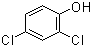 structure of CAS# 120-83-2, 2,4-Dichlorophenol;4,6-Dichlorophenol; 2,4-DCP
