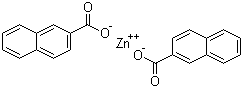 结构式 CAS# 12001-85-3, 环烷酸锌