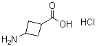 structure of CAS# 1201190-01-3, 3-Aminocyclobutanecarboxylic acid hydrochloride