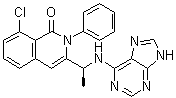 结构式 CAS# 1201438-56-3, Duvelisib