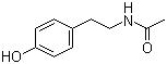 structure of CAS# 1202-66-0, N-Acetyltyramine;N-[2-(4-Hydroxyphenyl)ethyl]acetamide