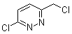 structure of CAS# 120276-59-7, 3-Chloro-6-chloromethylpyridazine;3-Chloro-6-pyridazinylmethyl chloride