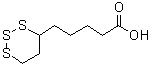 1,2,3-Trithiane-4-pentanoic acid molecular structure (CAS 1204245-29-3)