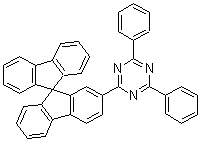结构式 CAS# 1207176-84-8, 2,4-二苯基-6-(9,9'-螺双[9H-芴]-2-基)-1,3,5-三嗪