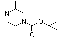 结构式 CAS# 120737-59-9, 4-叔丁氧羰基-2-甲基哌嗪