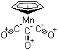 structure of CAS# 12079-65-1, Tricarbonylcyclopentadienylmanganese;Cyclopentadienyltricarbonylmanganese; Cymantrene; Manganese cyclopentadienyltricarbonyl
