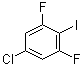 结构式 CAS# 1208076-02-1, 5-氯-1,3-二氟-2-碘苯