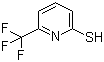 structure of CAS# 121307-80-0, 6-(Trifluoromethyl)pyridine-2-thiol;2-Mercapto-6-(trifluoromethyl)pyridine