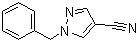 1-Benzyl-4-cyanopyrazole molecular structure (CAS 121358-86-9)