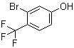 结构式 CAS# 1214385-56-4, 3-溴-4-(三氟甲基)苯酚