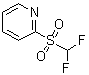 结构式 CAS# 1219454-89-3, 2-(二氟甲烷磺酰基)吡啶