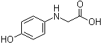 structure of CAS# 122-87-2, N-(4-Hydroxyphenyl)glycine