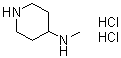 结构式 CAS# 1220039-56-4, N-甲基-4-哌啶胺二盐酸盐