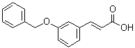 结构式 CAS# 122024-75-3, 3-(苄氧基)肉桂酸