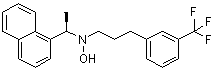 结构式 CAS# 1229224-94-5, (alphaR)-N-羟基-alpha-甲基-N-[3-[3-(三氟甲基)苯基]丙基]-1-萘甲胺