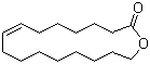 Oxacycloheptadec-8-en-2-one molecular structure (CAS 123-69-3)